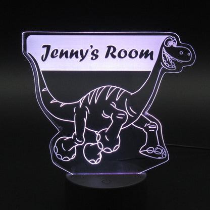 Personalized gifts Dinosaur Cartoon 3D night light