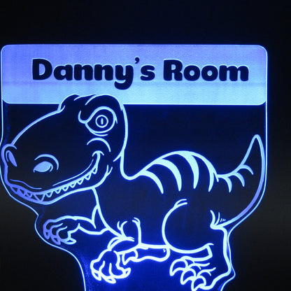 Personalized gifts Dinosaur Cartoon 3D night light