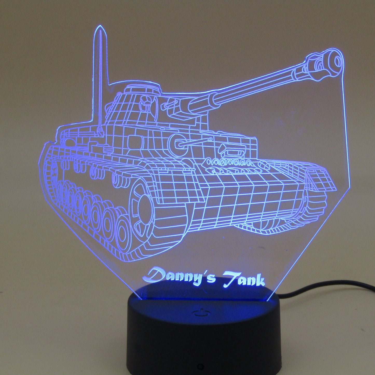 Personalized gifts Military weapon tank Night Light