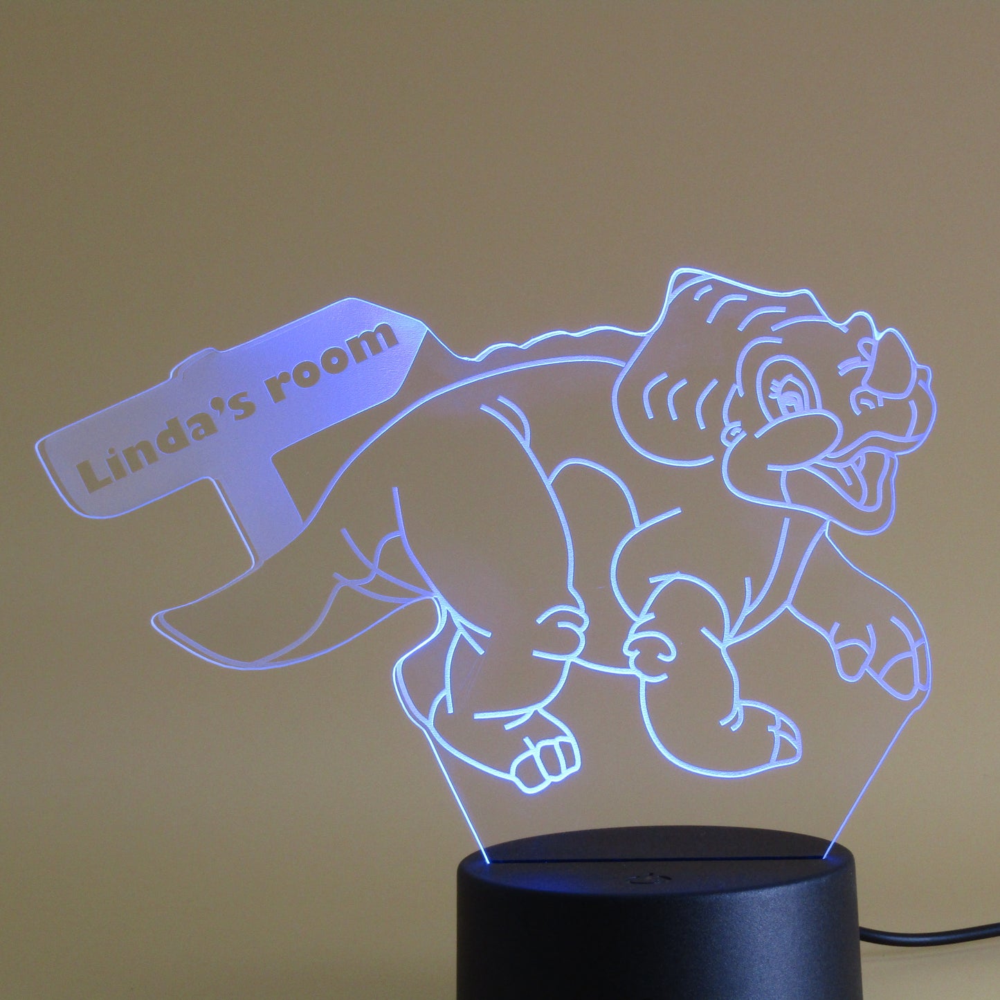 Personalized gifts Dinosaur Cartoon 3D night light