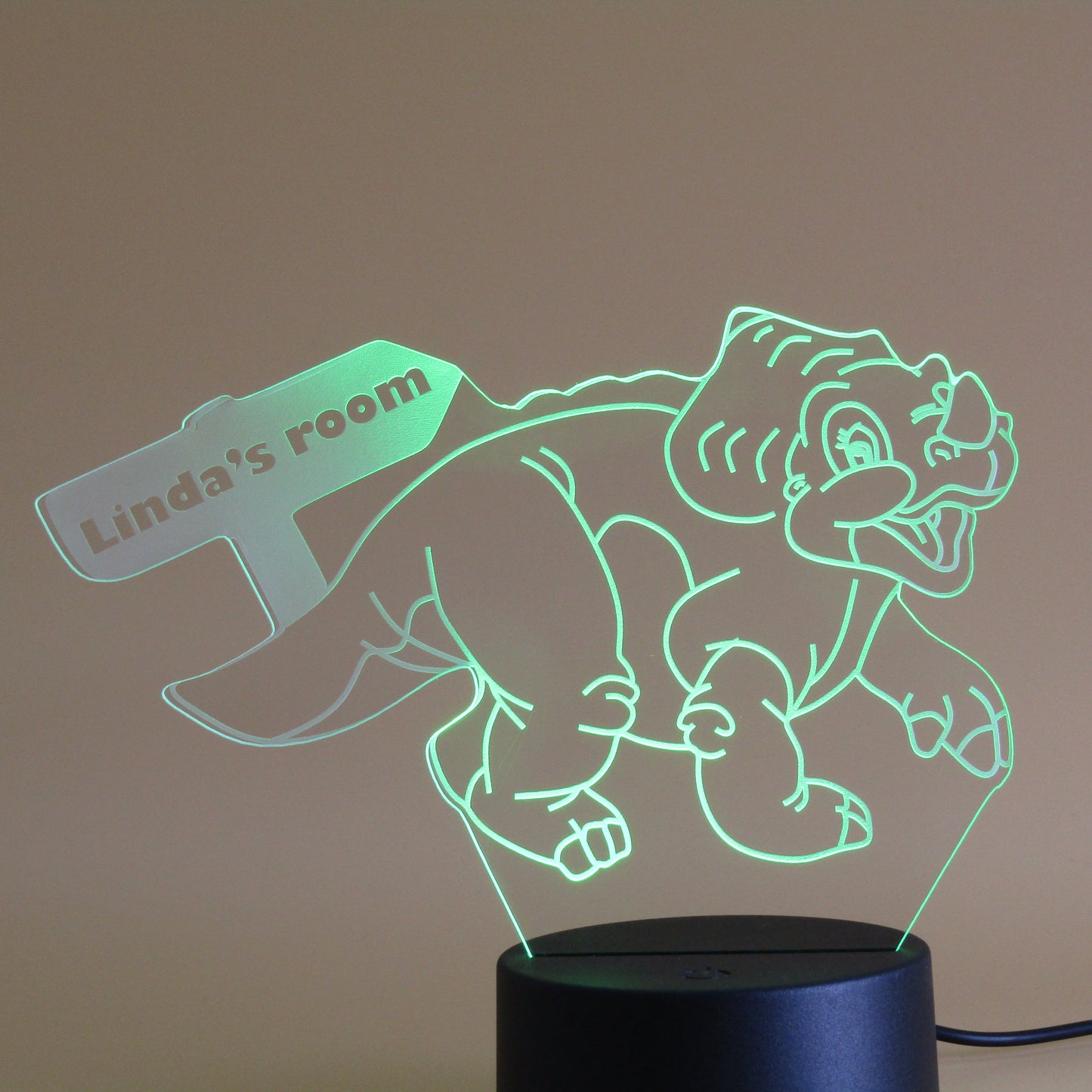 Personalized gifts Dinosaur Cartoon 3D night light