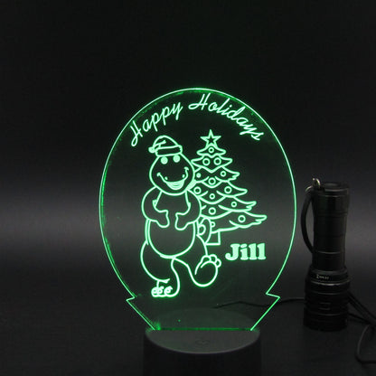 Personalized Christmas gift 3D night light