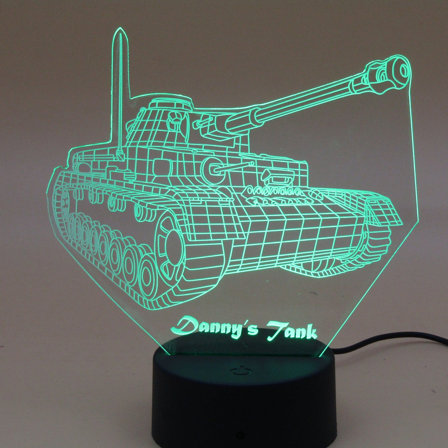 Personalized gifts Military weapon tank Night Light