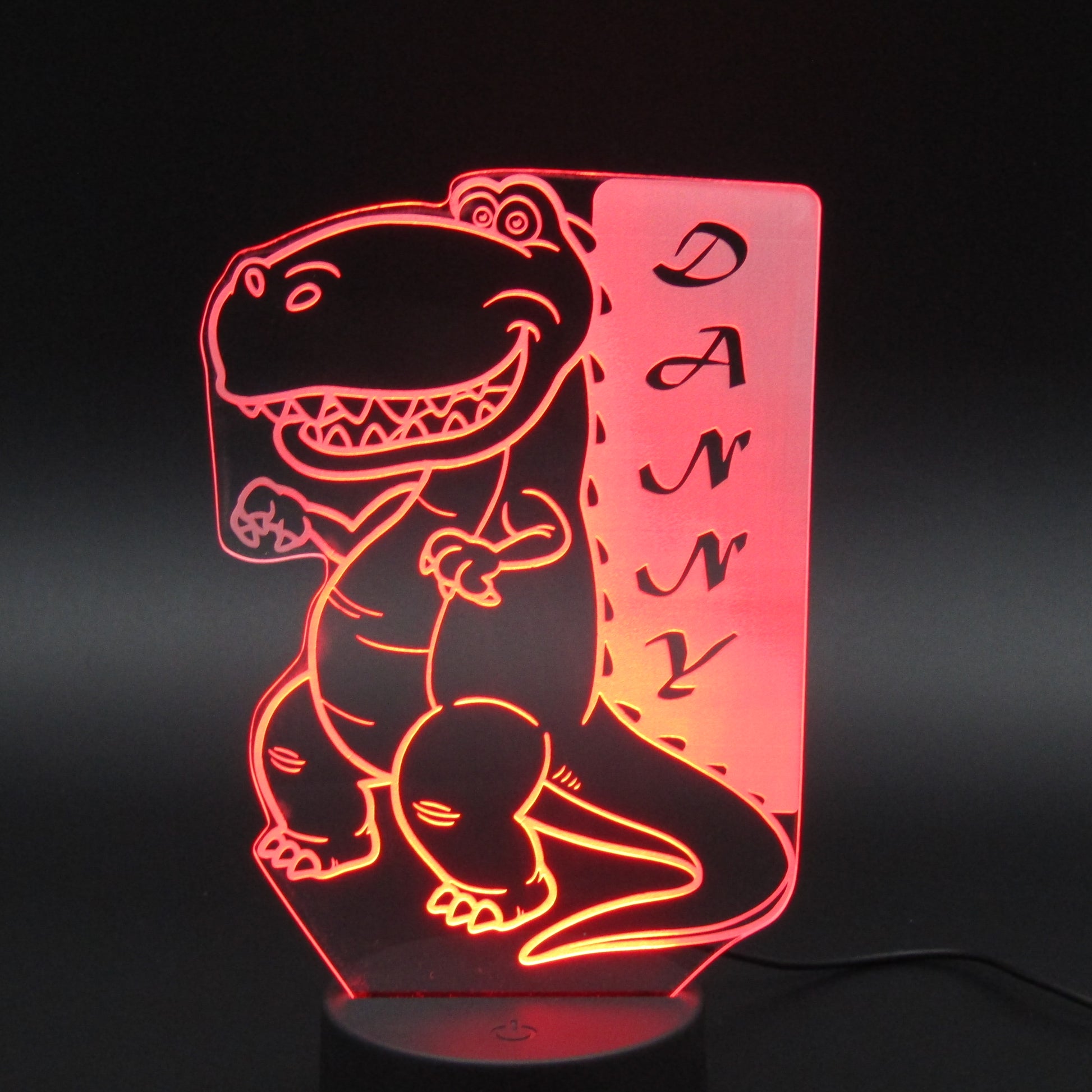 Personalized gifts Dinosaur Cartoon 3D night light