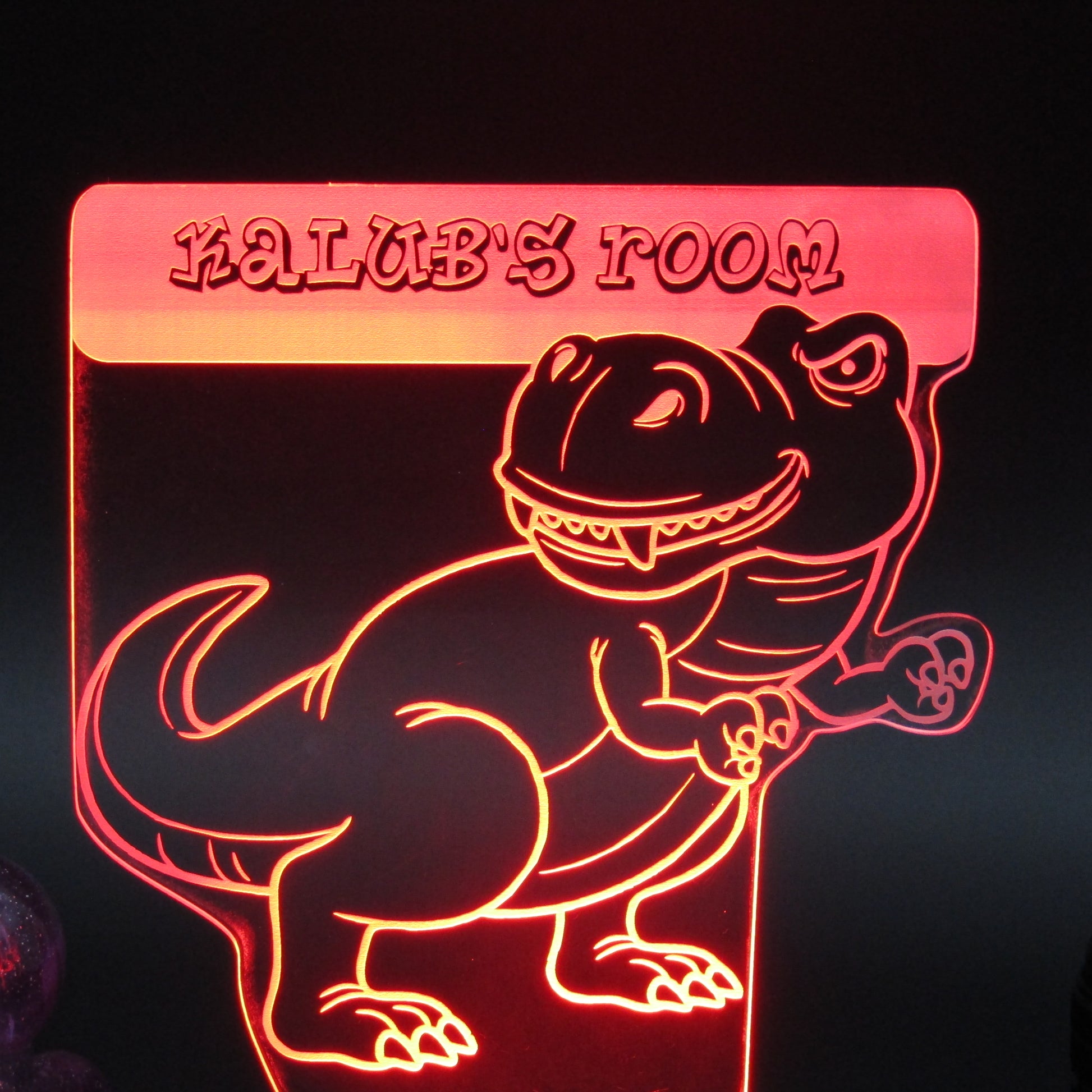 Personalized gifts Dinosaur Cartoon 3D night light