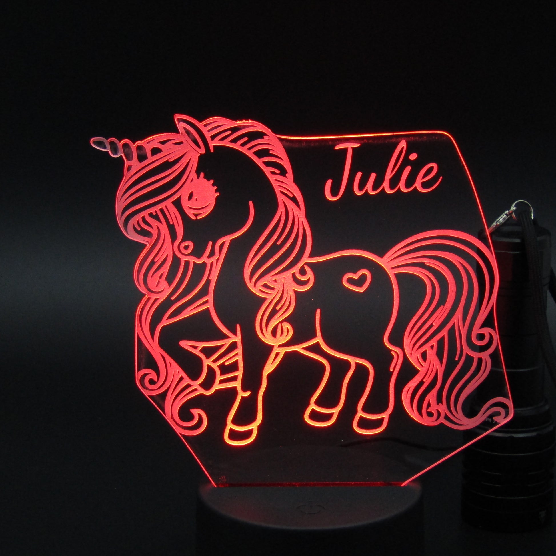 Personalized gifts Unicorn 3D night light