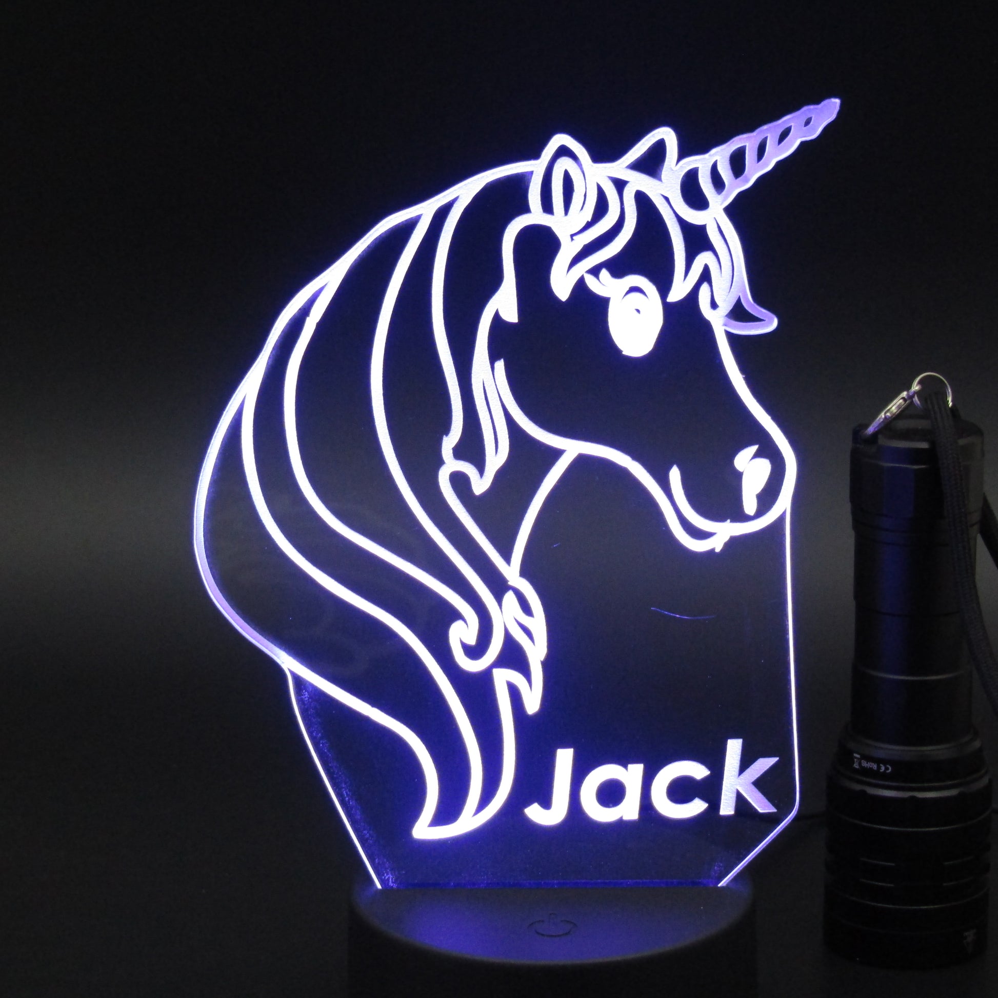 Personalized gifts Unicorn 3D night light