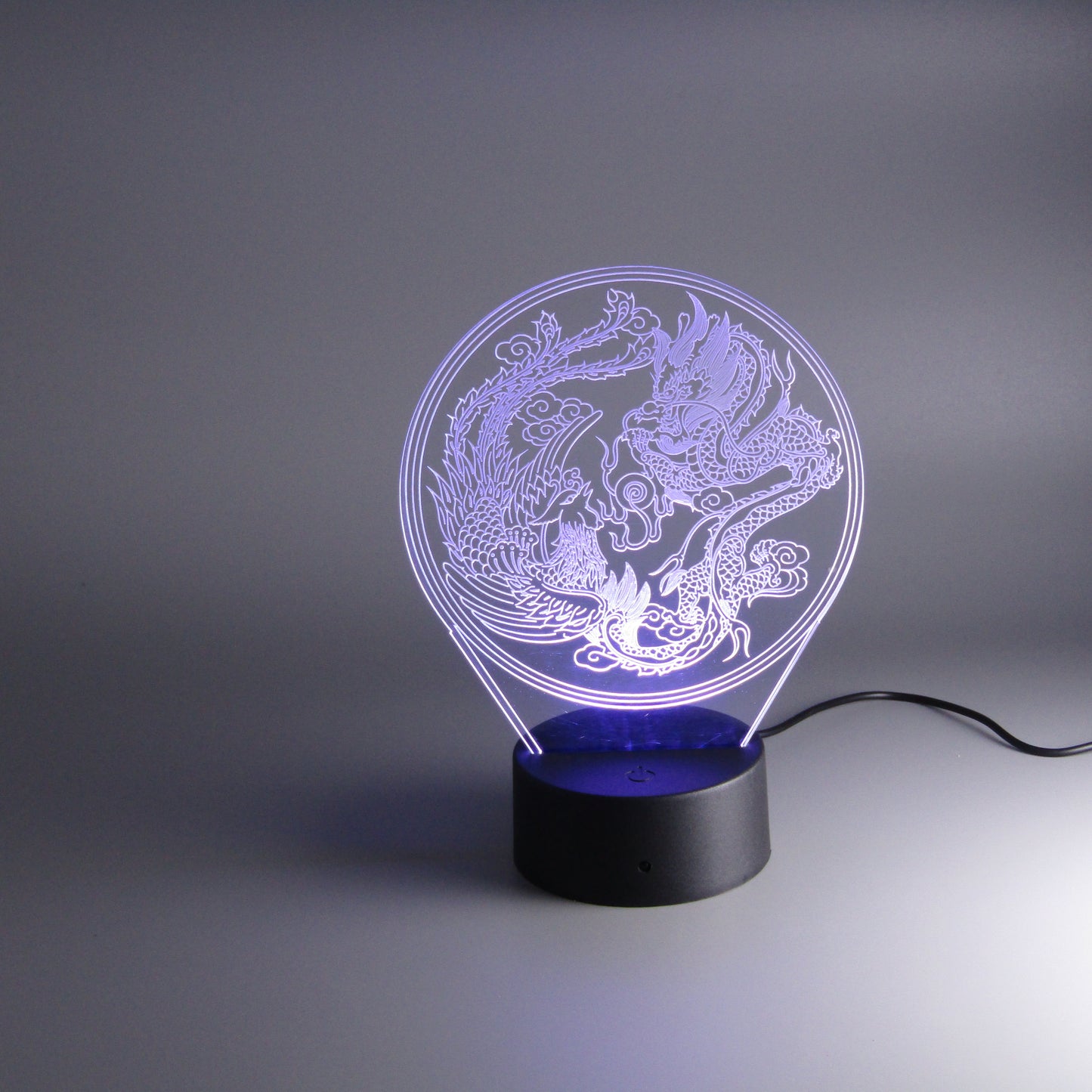 Room decor Dragon Phoenix Night Light