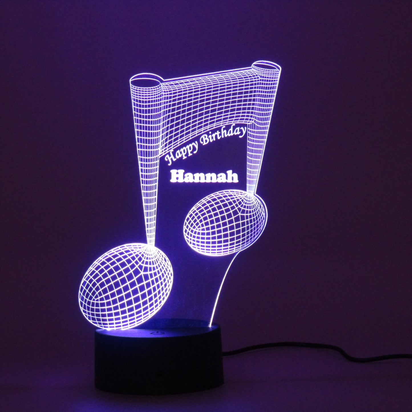 Personalized Music note 3D Night Light