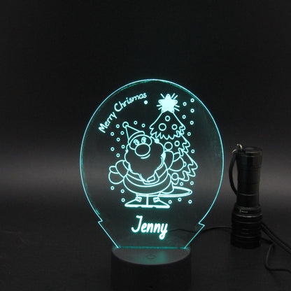 Personalized Christmas gift 3D night light