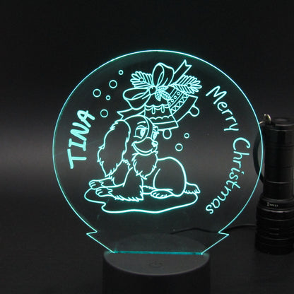 Personalized Christmas gift 3D night light