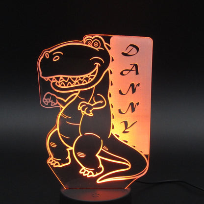 Personalized gifts Dinosaur Cartoon 3D night light