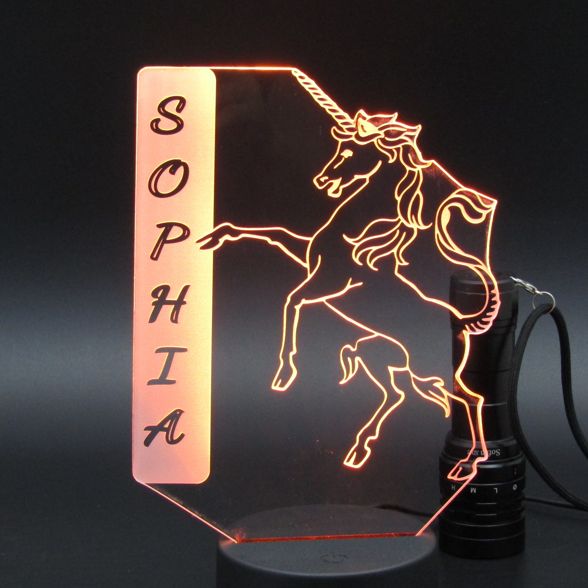 Personalized gifts Unicorn 3D night light