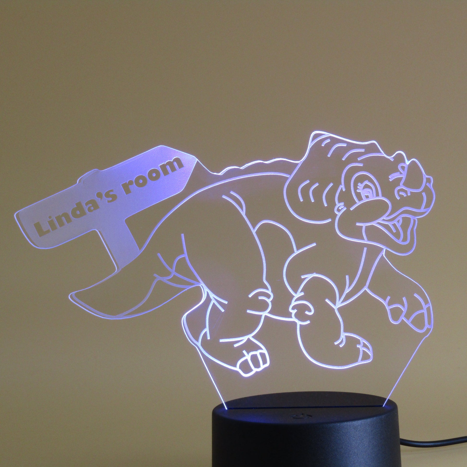 Personalized gifts Dinosaur Cartoon 3D night light