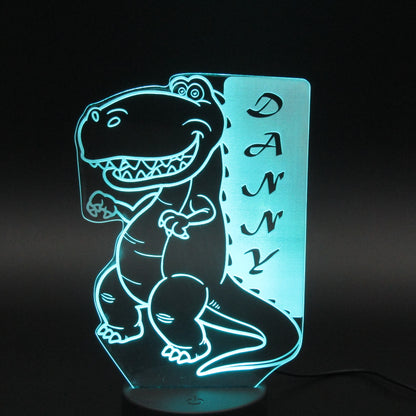 Personalized gifts Dinosaur Cartoon 3D night light