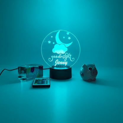 moon Star 3D night light