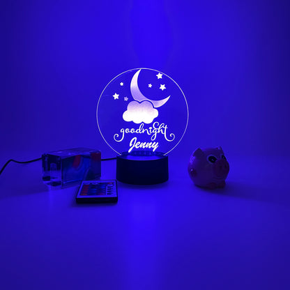 moon Star 3D night light