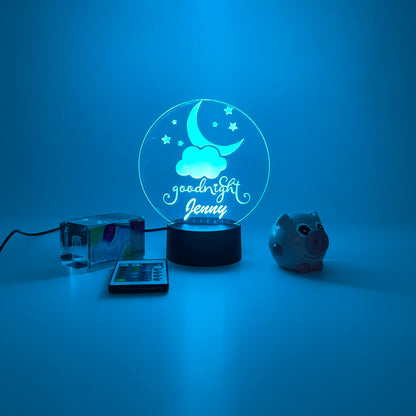 moon Star 3D night light