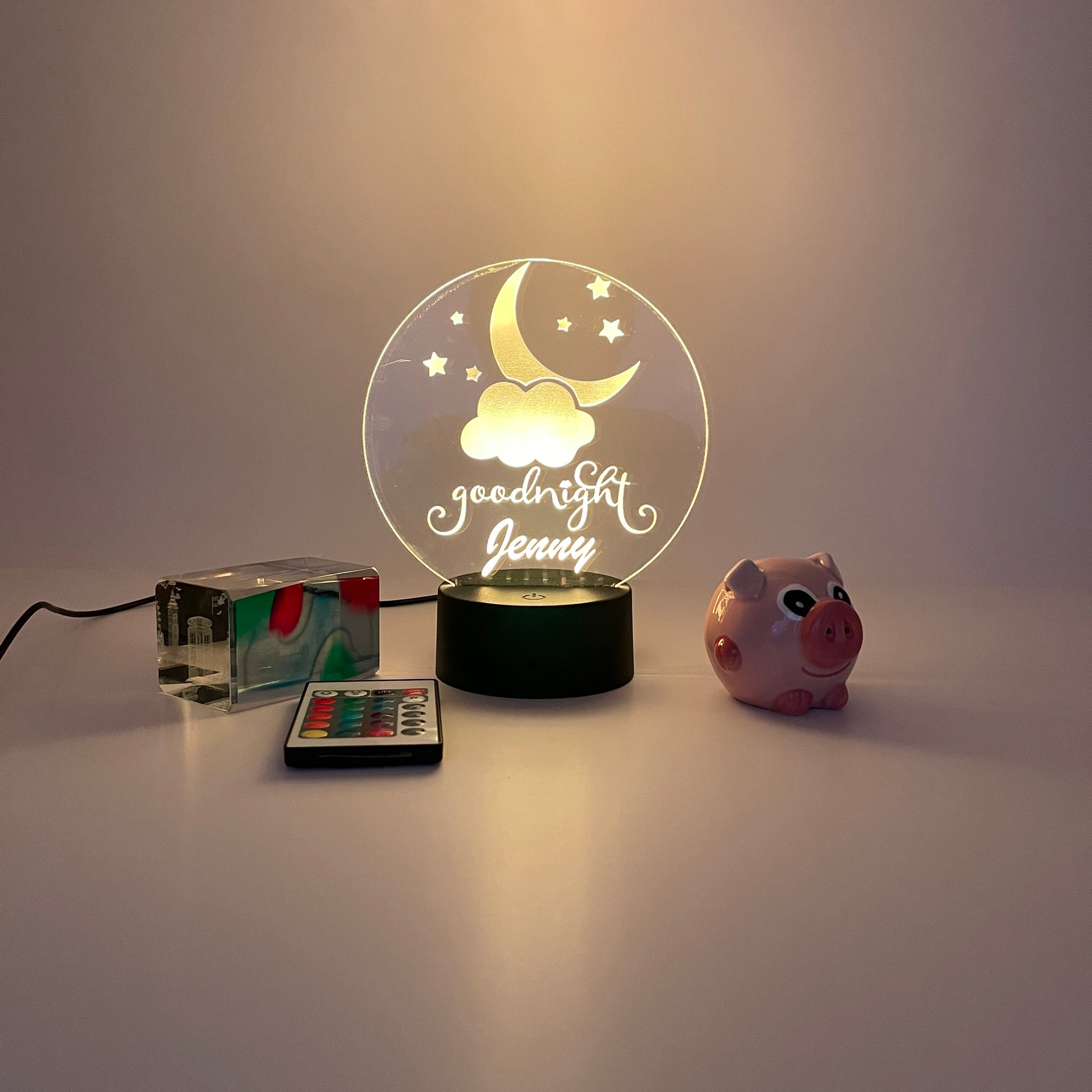 moon Star 3D night light