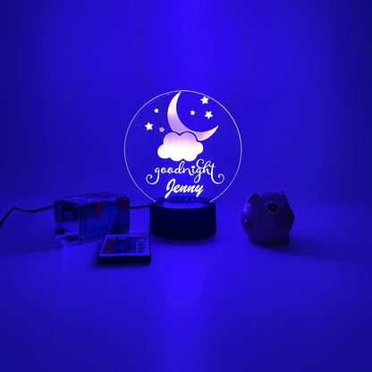 moon Star 3D night light