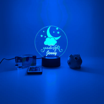 moon Star 3D night light