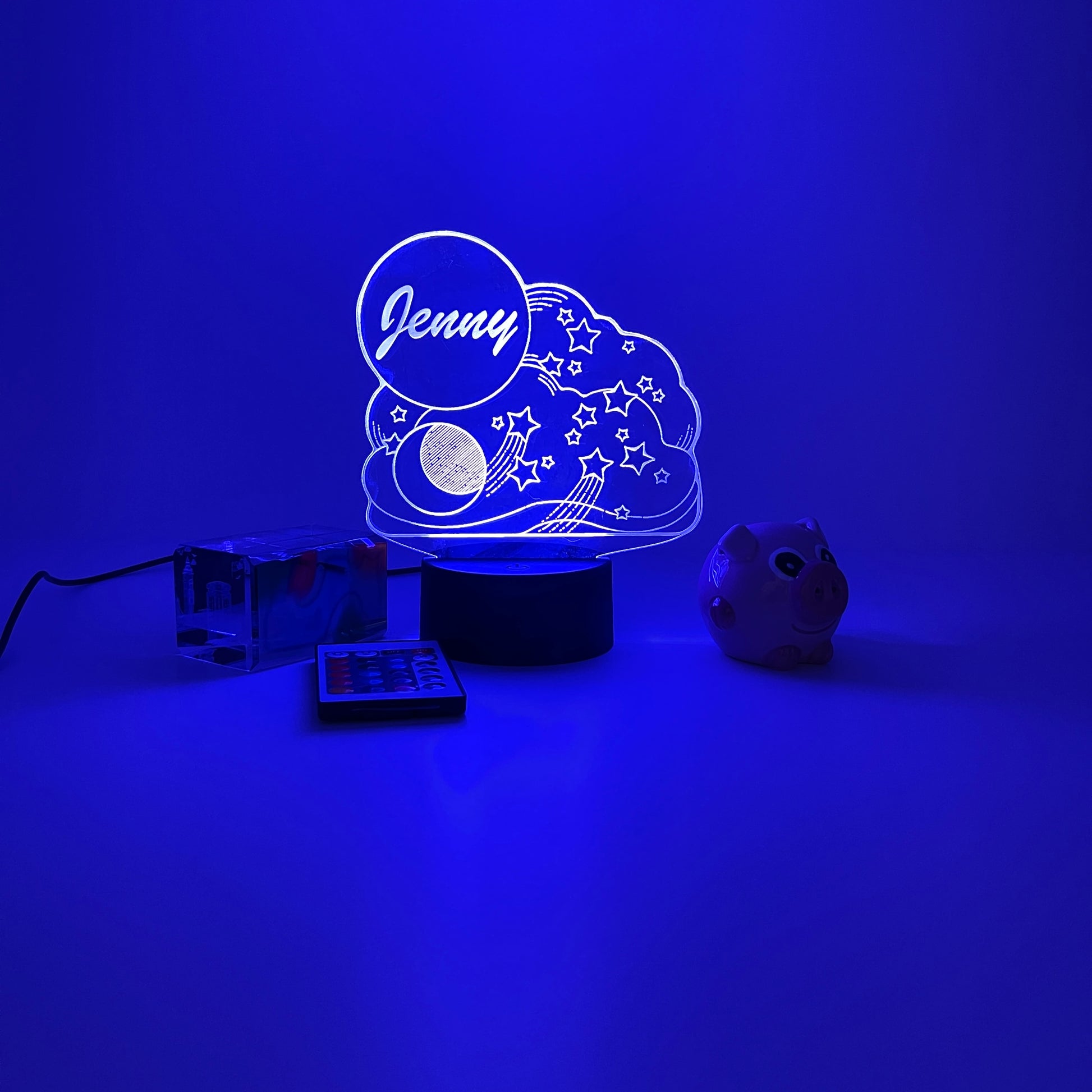 moon Star 3D night light