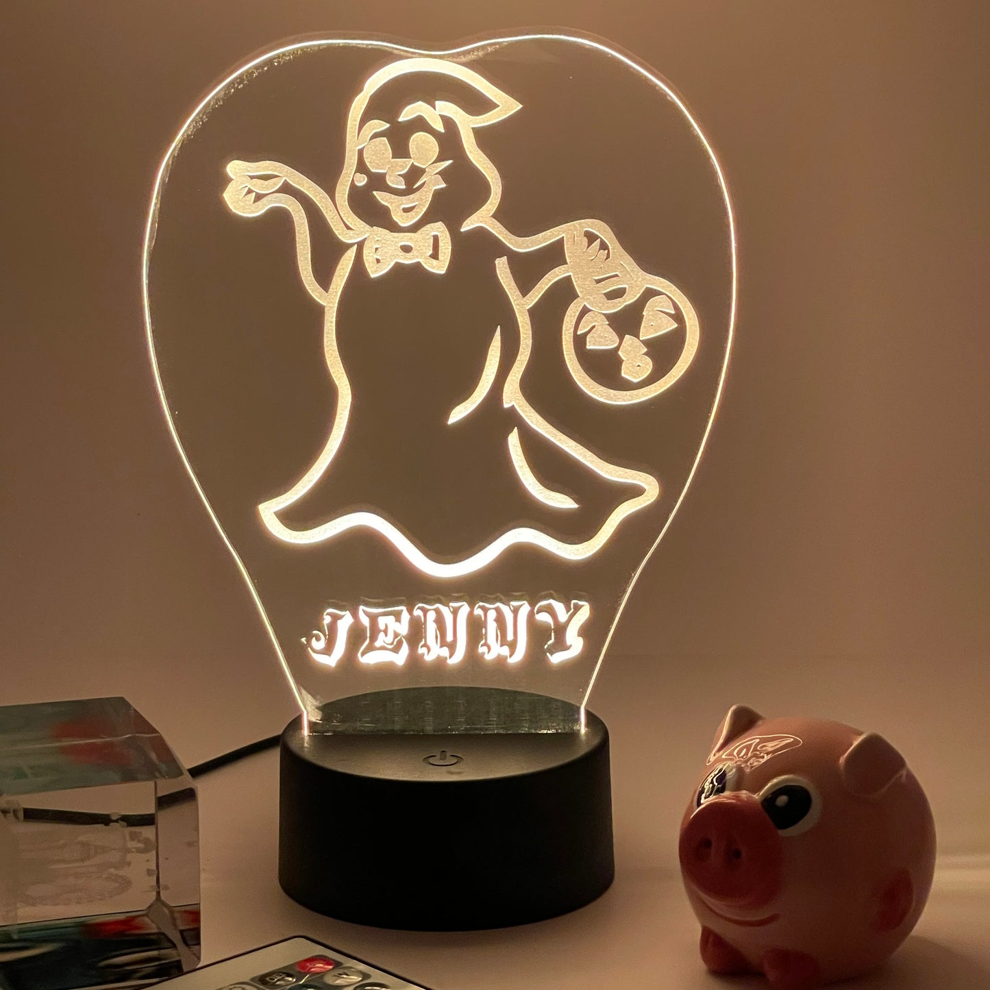 Personalized Halloween gifts ghost Night Light