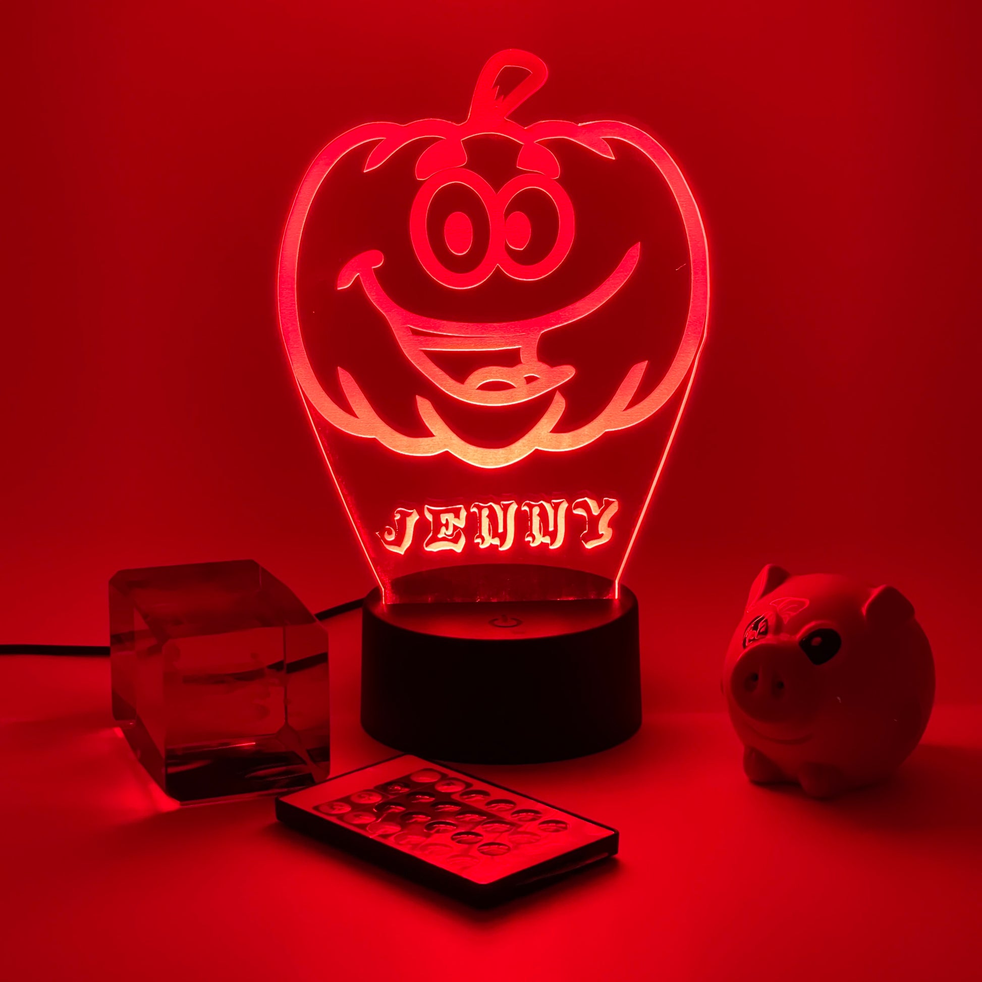 Personalized Halloween gifts pumpkin smile Night Light