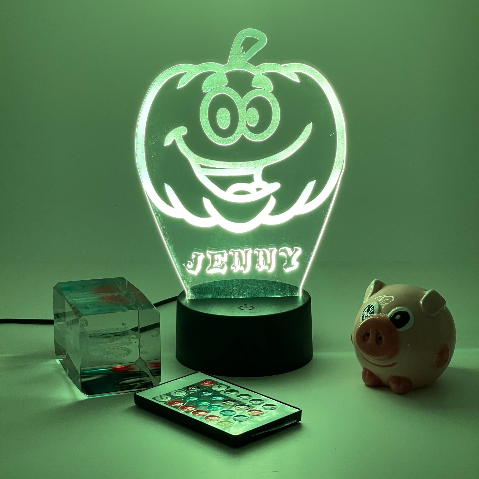 Personalized Halloween gifts pumpkin smile Night Light