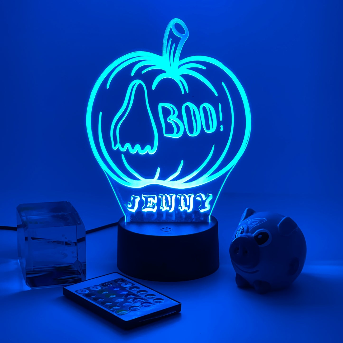 Personalized Halloween gifts pumpkin BOO Night Light