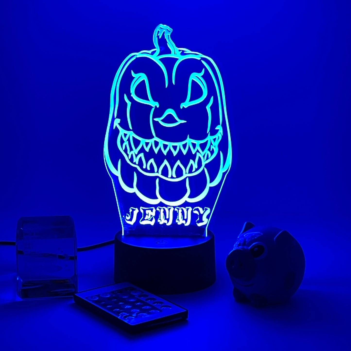 Personalized Halloween gifts pumpkin smile Night Light