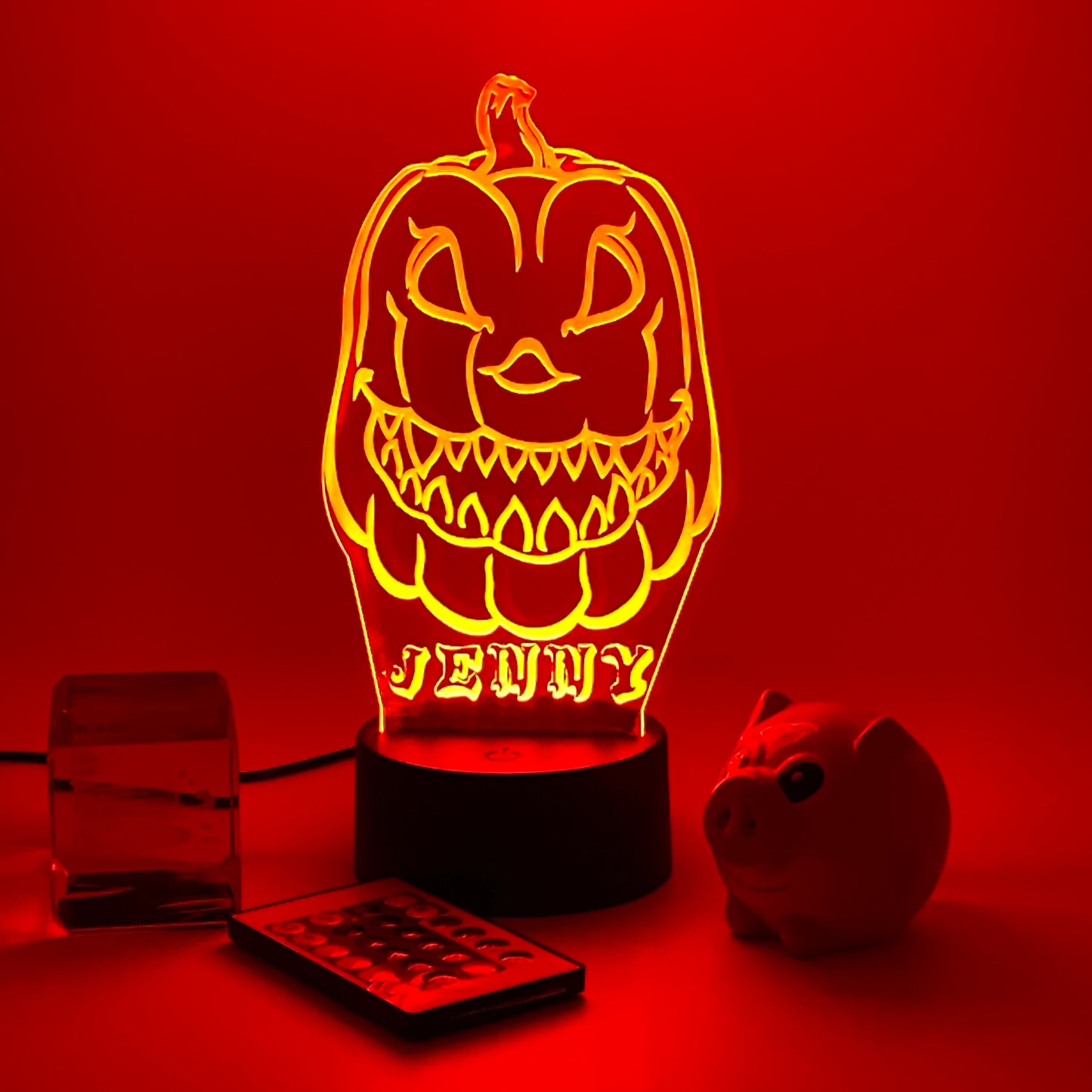 Personalized Halloween gifts pumpkin smile Night Light