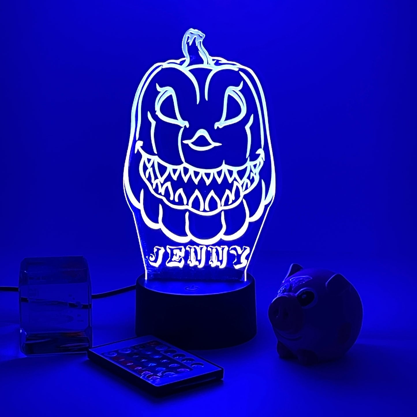 Personalized Halloween gifts pumpkin smile Night Light