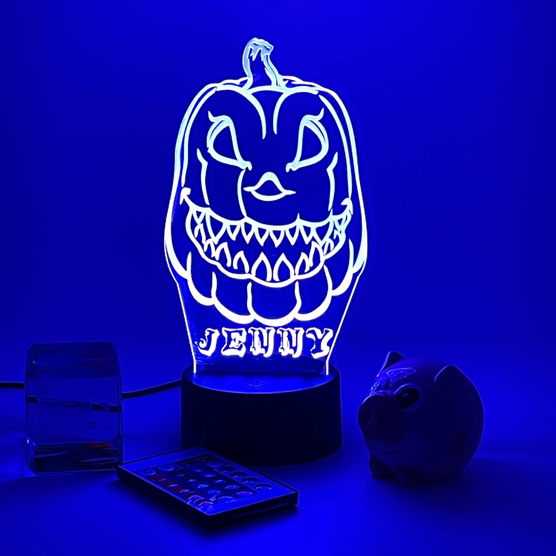 Personalized Halloween gifts pumpkin smile Night Light