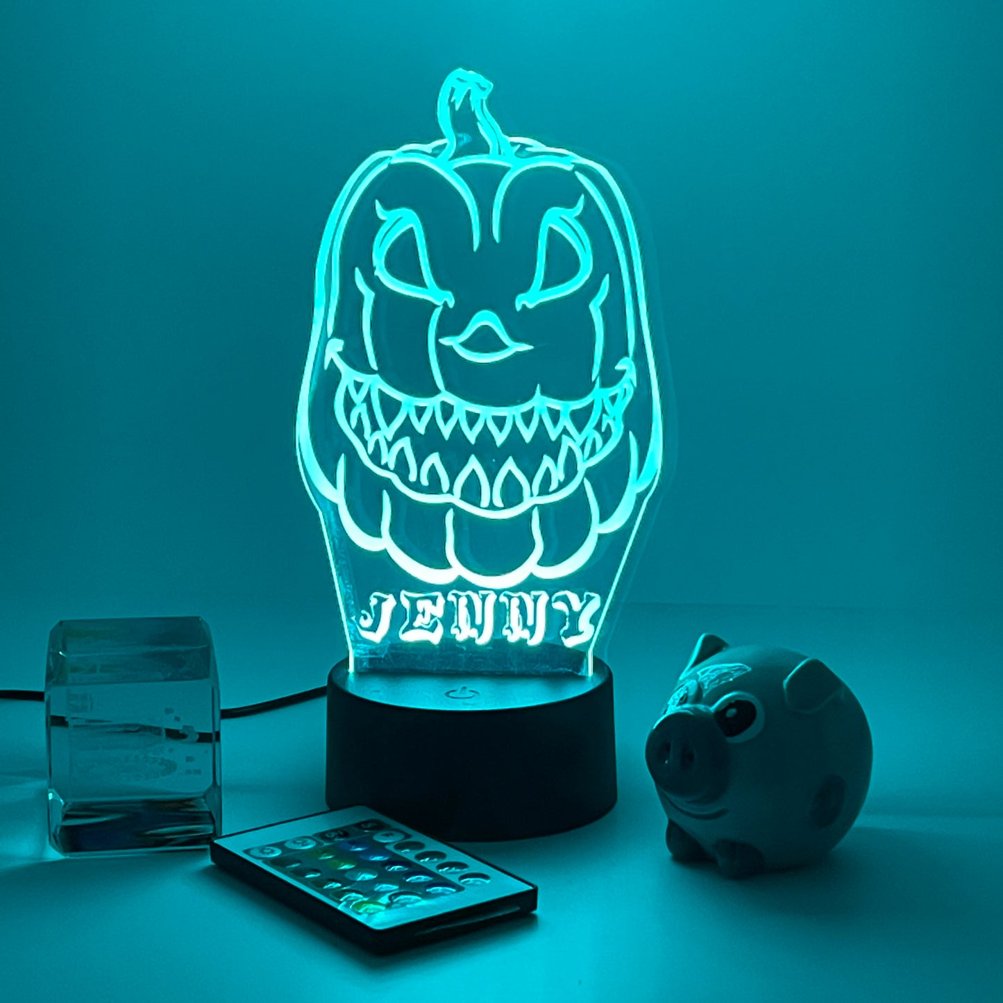 Personalized Halloween gifts pumpkin smile Night Light