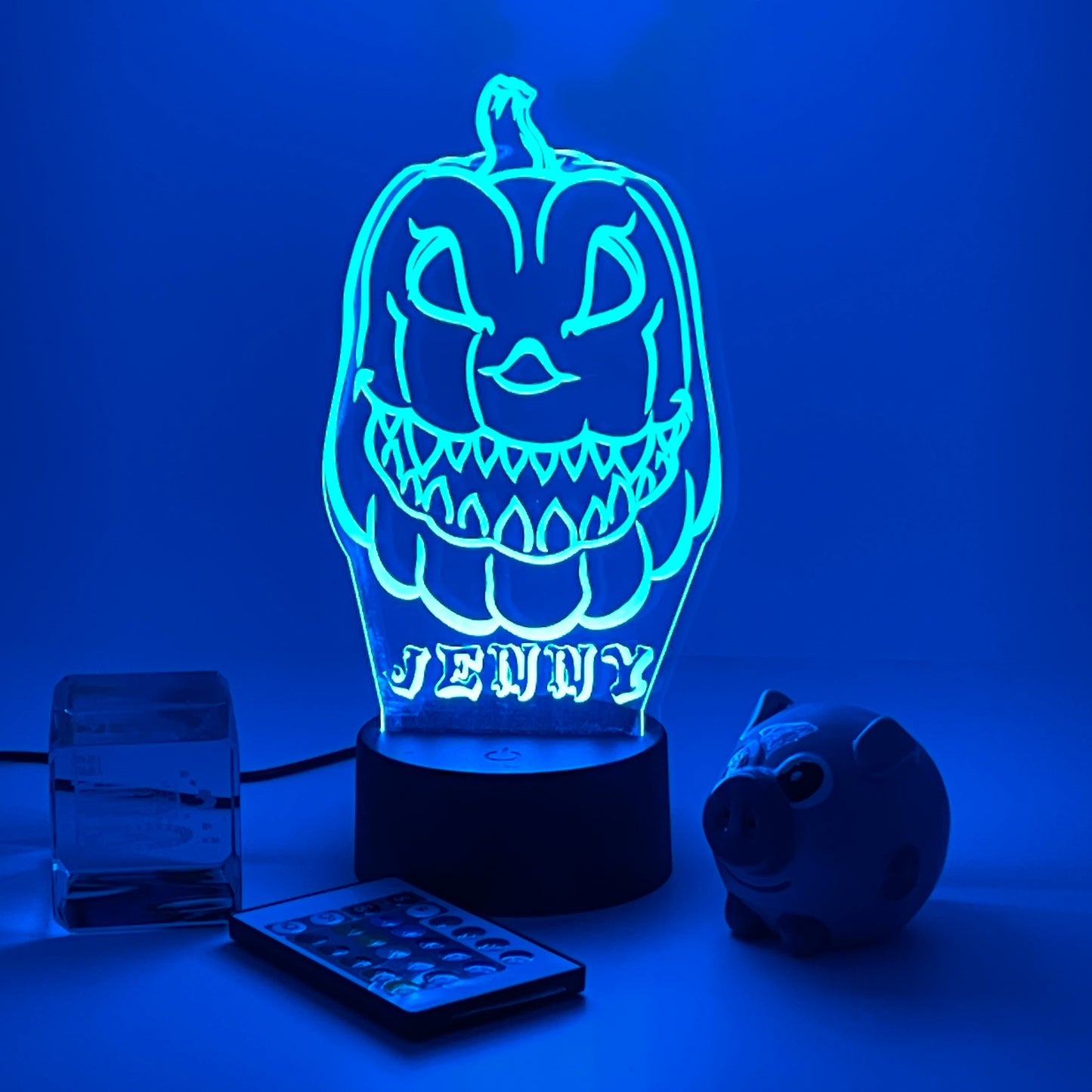 Personalized Halloween gifts pumpkin smile Night Light