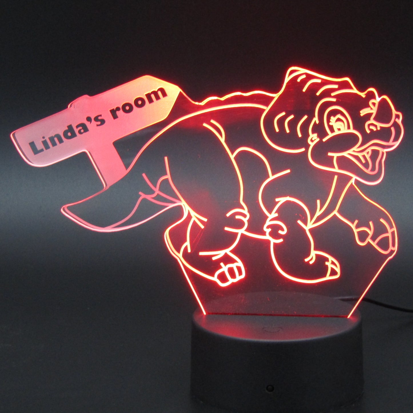 Personalized gifts Dinosaur Cartoon 3D night light