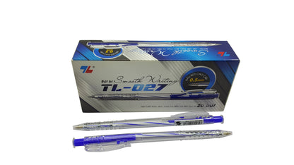 Thin blue line 0.5mm, pens writing smooth , rollerball pen for guest book , pen box 20pcs